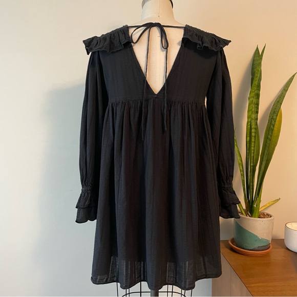 O17 Women's Uo Pepper Ruffle Bib Babydoll Dress - Picture 11 of 13